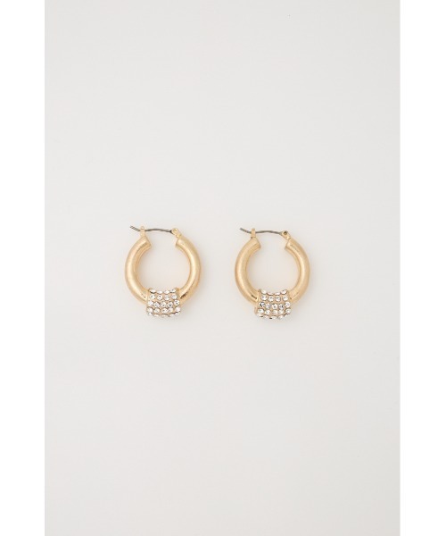 MOUSSY(マウジー)の「【26年SS新作】MIXTURE HOOP ピアス(ピアス(両耳用)・レディース・ゴールド/シルバー・FREE)」の3枚目の写真