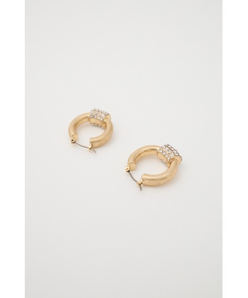 MOUSSY(マウジー)の「【26年SS新作】MIXTURE HOOP ピアス(ピアス(両耳用)・レディース・ゴールド/シルバー・FREE)」の6枚目の写真