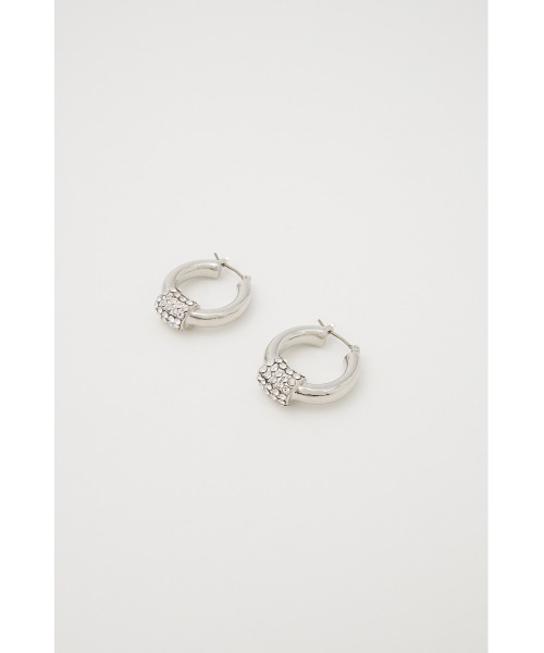 MOUSSY(マウジー)の「【26年SS新作】MIXTURE HOOP ピアス(ピアス(両耳用)・レディース・ゴールド/シルバー・FREE)」の8枚目の写真