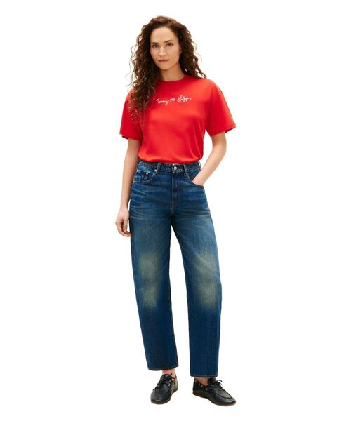 TOMMY HILFIGER(トミーヒルフィガー)の「ファングラフィックインターロックTシャツ(Tシャツ/カットソー・レディース・ホワイト/ピンク/マルチ/レッド・LARGE/X-SMALL/SMALL/MEDIUM)」の20枚目の写真