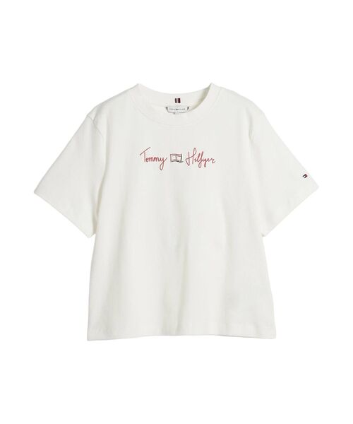 TOMMY HILFIGER(トミーヒルフィガー)の「ファングラフィックインターロックTシャツ(Tシャツ/カットソー・レディース・ホワイト/ピンク/マルチ/レッド・LARGE/X-SMALL/SMALL/MEDIUM)」の14枚目の写真
