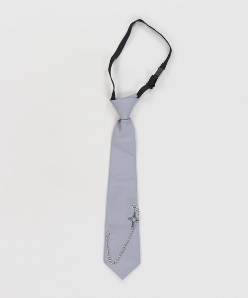 SPINNS(スピンズ)の「モチーフ付きチェーンネクタイ2(ネクタイ・レディース・B/A・ONESIZE)」の2枚目の写真