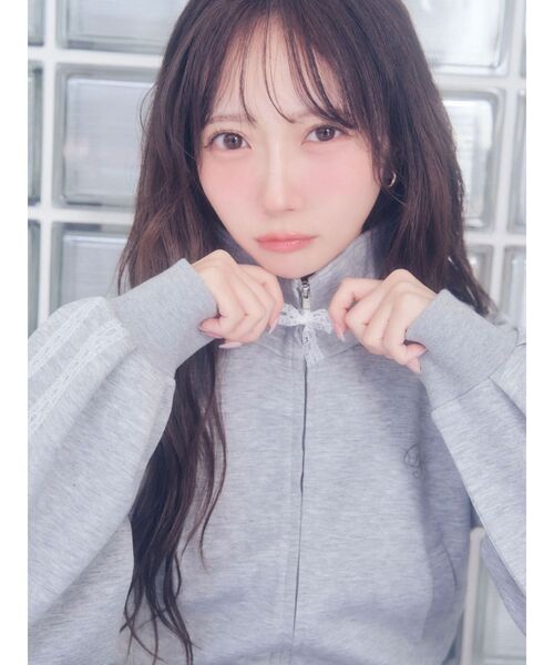 dazzlin（ダズリン）の「【≠ME 谷崎早耶コラボ】レースラインジップスウェット（スウェット・レディース・ブラック/ピンク/グレー・MEDIUM/SMALL）」の17枚目の写真