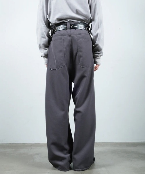 Jieda（ジエダ）の「WIDE ONE TUCK STRAIGHT PANTS（スラックス・メンズ・グレー/ブラック・1/2）」の14枚目の写真