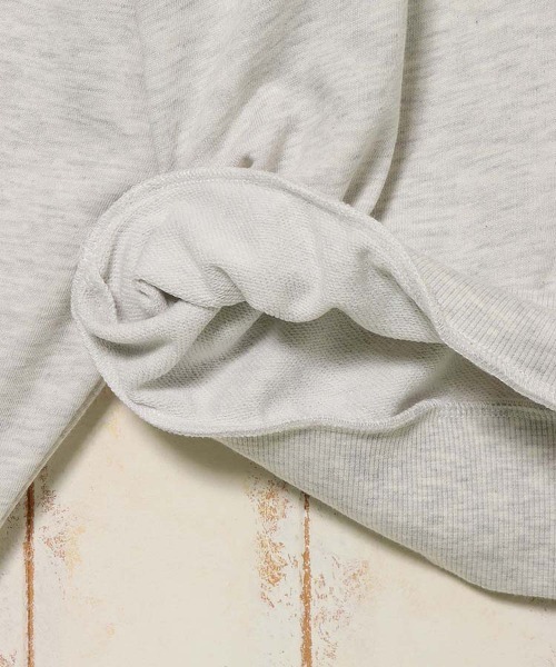 Bleu Bleuet（ブルーブルーエ）の「イヌネコ刺繍スウェット（スウェット・レディース・ブルー/アイボリー/キナリ/ピンク・M）」の6枚目の写真