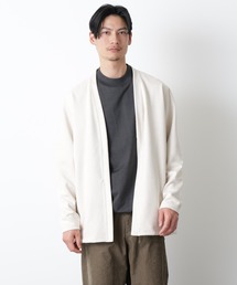 「モダンコンフォート」フェイクスエードトッパーカーディガン