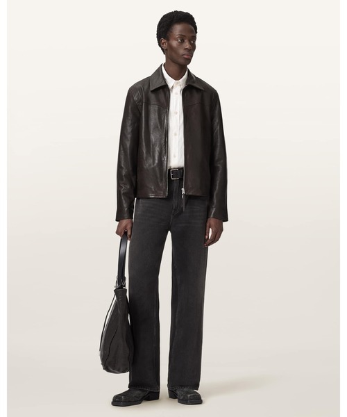 ALLSAINTS(オールセインツ)の「TUNE LEATHER BIKER JACKET | TUNE レザー バイカー ジャケット(ライダースジャケット・メンズ・ブラウン系その他・XS/S/M/L/XL)」の2枚目の写真