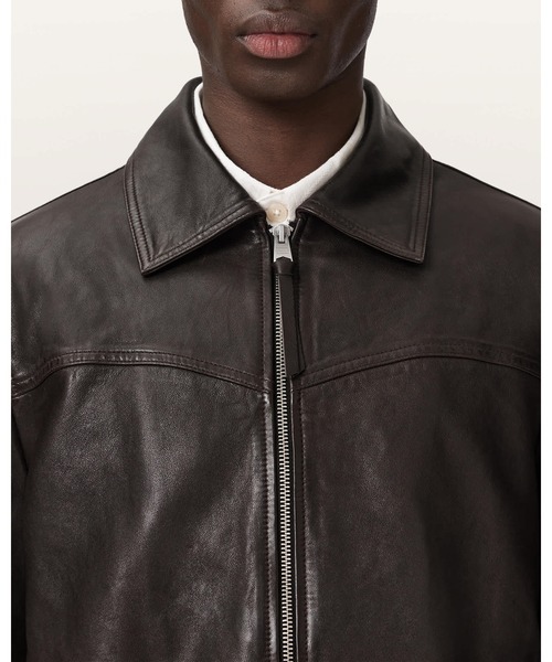ALLSAINTS(オールセインツ)の「TUNE LEATHER BIKER JACKET | TUNE レザー バイカー ジャケット(ライダースジャケット・メンズ・ブラウン系その他・XS/S/M/L/XL)」の5枚目の写真