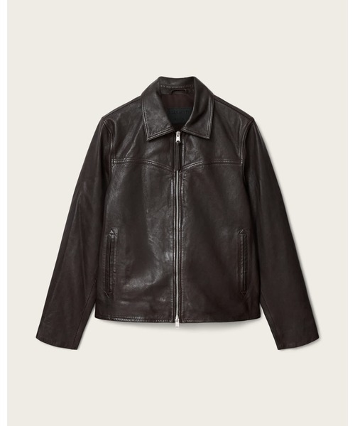 ALLSAINTS(オールセインツ)の「TUNE LEATHER BIKER JACKET | TUNE レザー バイカー ジャケット(ライダースジャケット・メンズ・ブラウン系その他・XS/S/M/L/XL)」の8枚目の写真