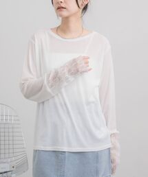 RETRO GIRL | 袖レース切替PO(Tシャツ/カットソー)