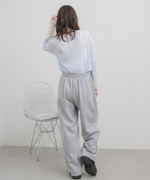 RETRO GIRL（レトロガール）の「袖レース切替PO（Tシャツ/カットソー・レディース・オフホワイト/ブルー/ピンク/ブラック・FREE）」の19枚目の写真