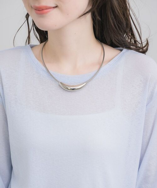 RETRO GIRL（レトロガール）の「袖レース切替PO（Tシャツ/カットソー・レディース・オフホワイト/ブルー/ピンク/ブラック・FREE）」の12枚目の写真