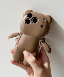 Fun & Daily | Stand Bear iPhone Case 16 17 Pro ProMax / アイフォンケース(スマホケース/カバー)