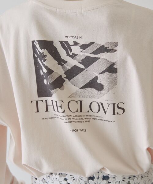 AMERICAN HOLIC（アメリカンホリック）の「BACK PHOTOプリントロンT（Tシャツ/カットソー・レディース・グレー系その他/ライトピンク/オフホワイト・FREE）」の13枚目の写真