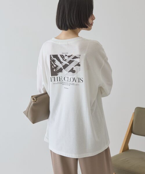 AMERICAN HOLIC（アメリカンホリック）の「BACK PHOTOプリントロンT（Tシャツ/カットソー・レディース・グレー系その他/ライトピンク/オフホワイト・FREE）」の20枚目の写真