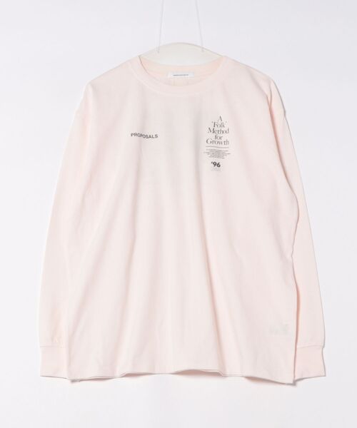 AMERICAN HOLIC（アメリカンホリック）の「BACK PHOTOプリントロンT（Tシャツ/カットソー・レディース・グレー系その他/ライトピンク/オフホワイト・FREE）」の4枚目の写真
