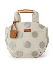 toleur トーラ Cナイロンドット刺繍トート