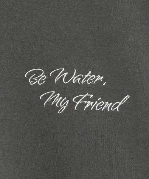 SACRA（サクラ）の「＜SACRA＞ハーフスリーブ クロップド メッセージ Tシャツ（Tシャツ/カットソー・レディース・ダークグレー/ブラック/ホワイト・38）」の19枚目の写真