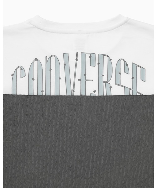 CONVERSE（コンバース）の「SEERSUCKER DOCKING ONEPIECE L / シアサッカードッキングワンピースＬ（ワンピース・レディース・チャコール・S/M）」の4枚目の写真