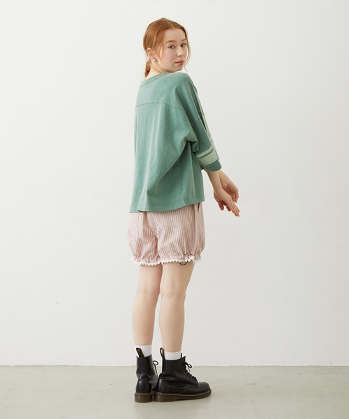 MILKFED.（ミルクフェド）の「STRIPED SHORTS（その他パンツ・レディース・ライトパープル/ネイビー/ライトピンク・ONE SIZE）」の8枚目の写真