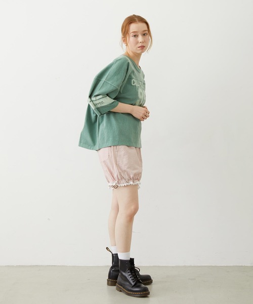 MILKFED.（ミルクフェド）の「STRIPED SHORTS（その他パンツ・レディース・ライトパープル/ネイビー/ライトピンク・ONE SIZE）」の9枚目の写真