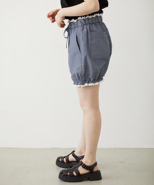 MILKFED.（ミルクフェド）の「STRIPED SHORTS（その他パンツ・レディース・ライトパープル/ネイビー/ライトピンク・ONE SIZE）」の13枚目の写真