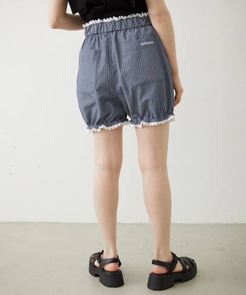 MILKFED.（ミルクフェド）の「STRIPED SHORTS（その他パンツ・レディース・ライトパープル/ネイビー/ライトピンク・ONE SIZE）」の14枚目の写真