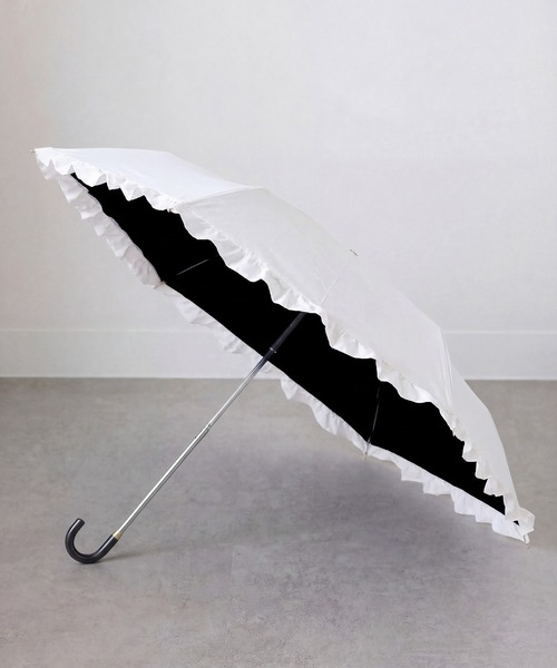 セール】【SETUP7】UV フレンチフリルドーム 晴雨兼用日傘 50cm NT