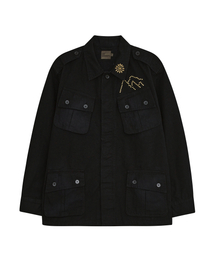 DEFGARMENTS（デフグラメンツ）の「MOUNTAIN JACKET [BLACK]（ミリタリージャケット）」