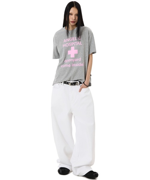 OY（オーワイ）の「『OY/オーワイ』ANGELIC ER TEE/エンジェリックER半袖Tシャツ（Tシャツ/カットソー・メンズ・ブラック/グレー・L/M）」の18枚目の写真