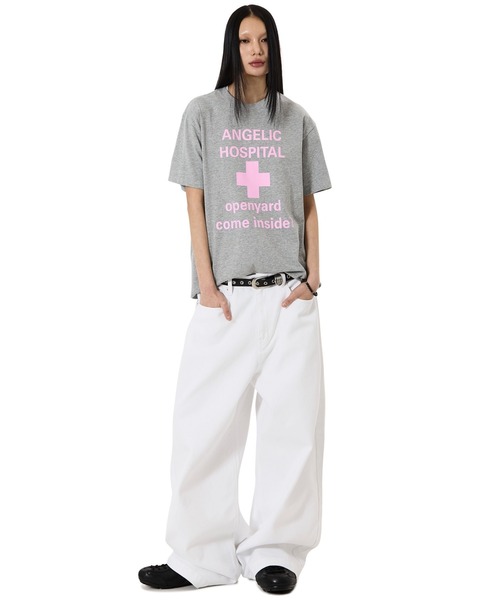OY（オーワイ）の「『OY/オーワイ』ANGELIC ER TEE/エンジェリックER半袖Tシャツ（Tシャツ/カットソー・メンズ・ブラック/グレー・L/M）」の3枚目の写真
