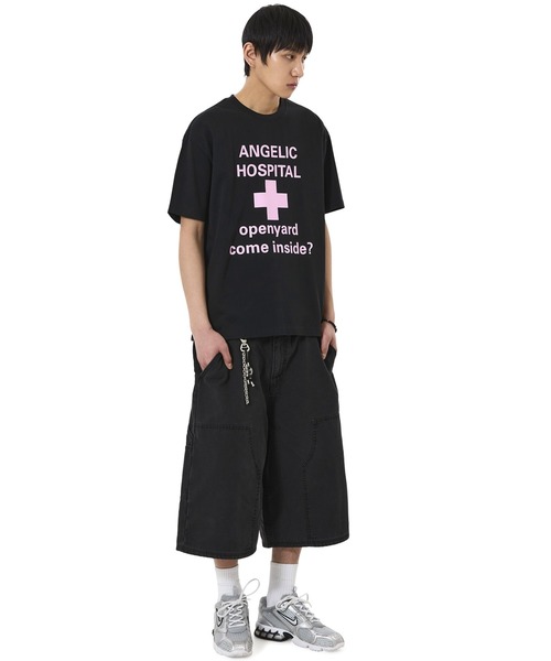 OY（オーワイ）の「『OY/オーワイ』ANGELIC ER TEE/エンジェリックER半袖Tシャツ（Tシャツ/カットソー・メンズ・ブラック/グレー・L/M）」の14枚目の写真