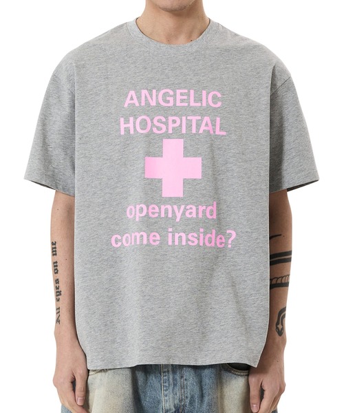 OY（オーワイ）の「『OY/オーワイ』ANGELIC ER TEE/エンジェリックER半袖Tシャツ（Tシャツ/カットソー・メンズ・ブラック/グレー・L/M）」の15枚目の写真