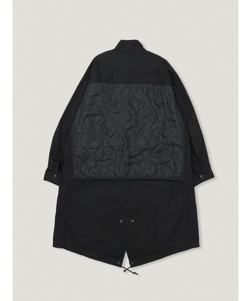 elephant TRIBAL fabrics（エレファントトライバルファブリックス）の「elephant TRIBAL fabrics Liner Docking Fishtail Coat（その他アウター・メンズ・ブラック/カーキ・FREE）」の3枚目の写真