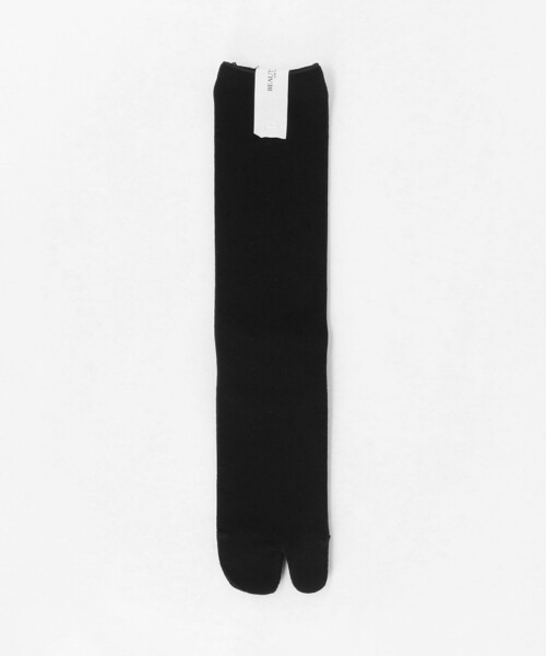 BEAUTY&YOUTH UNITED ARROWS（ビューティーアンドユースユナイテッドアローズ）の「タビ ソックス（ソックス/靴下・レディース・ブラック/ホワイト・FREE）」の2枚目の写真