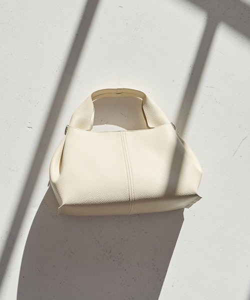 LAKOLE(ラコレ)の「ソフトワンハンドル2WAYトートバッグ / 654154(トートバッグ・レディース・ブラック/ブラウン/オフホワイト・FREE)」の2枚目の写真