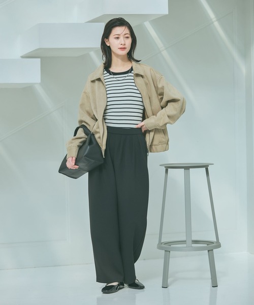 LAKOLE(ラコレ)の「ソフトワンハンドル2WAYトートバッグ / 654154(トートバッグ・レディース・ブラック/ブラウン/オフホワイト・FREE)」の4枚目の写真