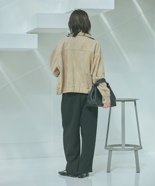 LAKOLE(ラコレ)の「ソフトワンハンドル2WAYトートバッグ / 654154(トートバッグ・レディース・ブラック/ブラウン/オフホワイト・FREE)」の5枚目の写真