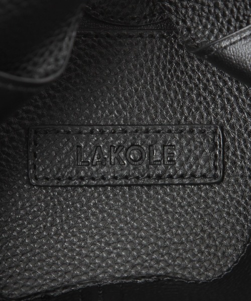 LAKOLE(ラコレ)の「ソフトワンハンドル2WAYトートバッグ / 654154(トートバッグ・レディース・ブラック/ブラウン/オフホワイト・FREE)」の19枚目の写真