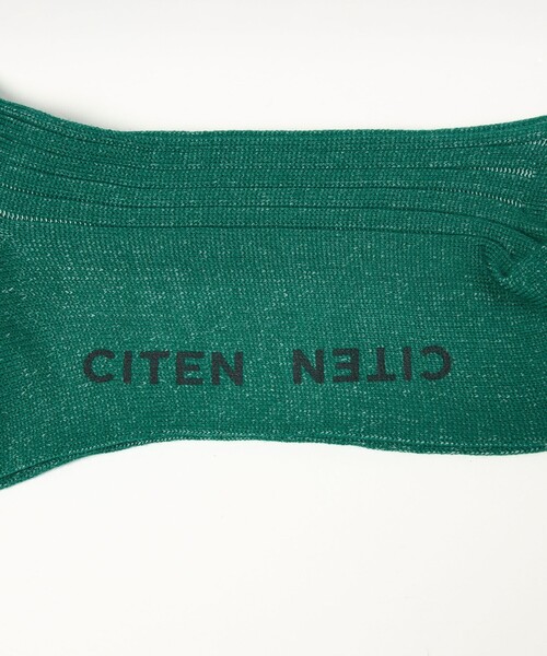 CITEN（シテン）の「＜CITEN＞バイカラーソックス（ソックス/靴下・レディース・ロイヤルブルー/ケリーグリーン・FREE）」の5枚目の写真