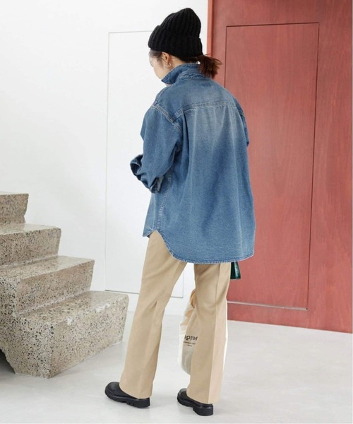 SLOBE IENA（スローブイエナ）の「《WEB限定/追加4》LE DENIM BDUデニムシャツ（シャツ/ブラウス・レディース・ブルー・FREE）」の22枚目の写真