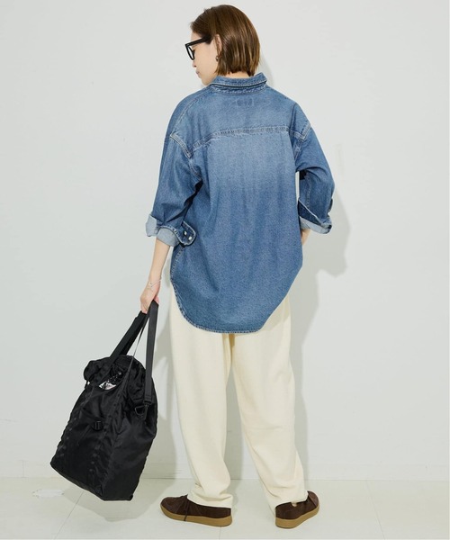 WEB限定/追加4》LE DENIM BDUデニムシャツ（シャツ/ブラウス）｜SLOBE