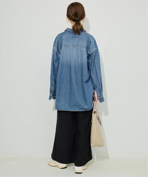 WEB限定/追加4》LE DENIM BDUデニムシャツ（シャツ/ブラウス）｜SLOBE