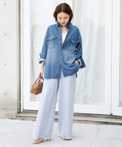 WEB限定/追加4》LE DENIM BDUデニムシャツ（シャツ/ブラウス）｜SLOBE