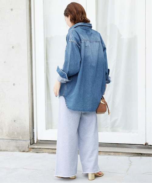 WEB限定/追加4》LE DENIM BDUデニムシャツ（シャツ/ブラウス）｜SLOBE
