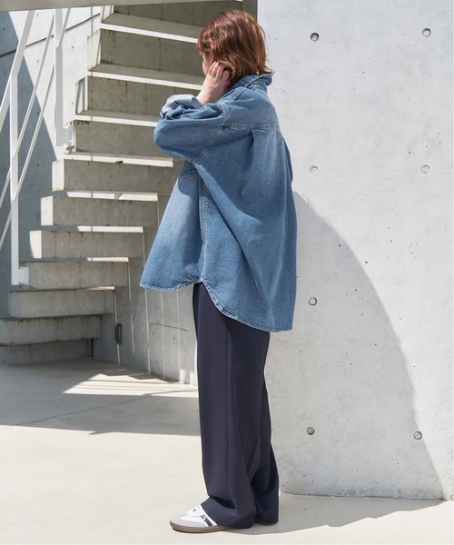 WEB限定/追加4》LE DENIM BDUデニムシャツ（シャツ/ブラウス）｜SLOBE