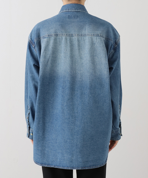 WEB限定/追加4》LE DENIM BDUデニムシャツ（シャツ/ブラウス）｜SLOBE