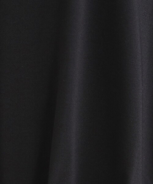 SHOO・LA・RUE(シューラルー)の「【ひんやり/UV/体型カバー】とろみフロントタック7分袖ゆるトップス(Tシャツ/カットソー・レディース・ライトグリーン/ライトベージュ/ブラック/ホワイト系5・00)」の8枚目の写真