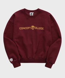 CONCEPTCOLLEGE（コンセプトカレッジ）の「ベーシックラインロゴワインスウェットシャツ [成人男女共用]（スウェット）」