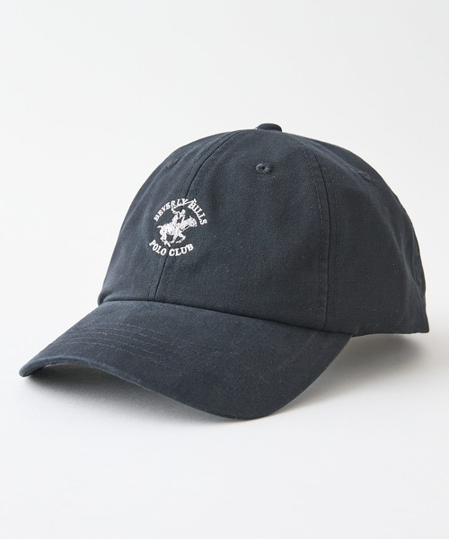 BEVERLY HILLS POLO CLUB(ビバリーヒルズポロクラブ)の「【BEVERLY HILLS POLO CLUB/ビバリーヒルズポロクラブ】【夏でも蒸れずに涼しい】オックス ローキャップ 通気性抜群 綿100% ワンポイント刺繍(キャップ・メンズ・スモークピンク/ブラック/ベージュ/ネイビー・FREE)」の1枚目の写真